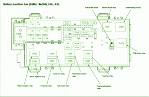 03 Ford Ranger 4wd Fuse Box Diagram