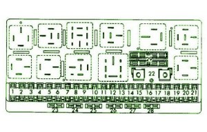 1999 Audi V8 Under Dash Fuse Box Diagram