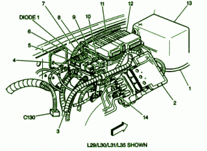 1999 Ferrari Sububan 1.5L Fuse Box Diagram