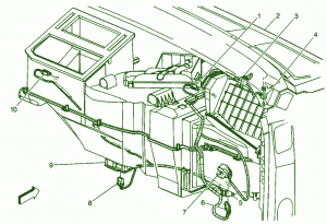 2000 Chevrolet Suburban IP Fuse Box Diagram