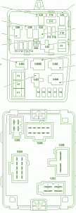 2001 Ford Contour Engine Fuse Box Diagram