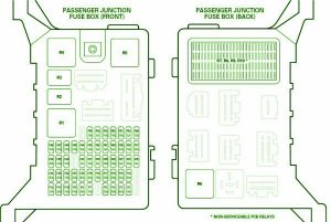 04 Jaguar X-Type Passenger Junction Fuse Boxe Diagram