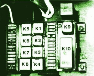 1992 BMW 850i Fuse Box Diagram