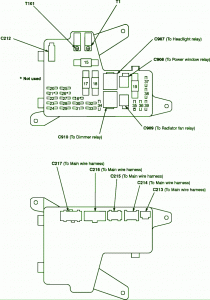 1992 Honda Accord Outside Fuse Box Diagram