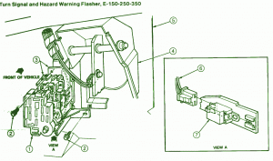 1993 Ford E250 Turn Signal Fuse Box Diagram