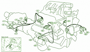 1995 Nissan 240SX Fuse Box Diagram