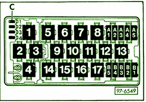 1997 Audi S8 Engine Fuse Box Diagram