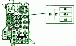 1998 Dodge 1500 Ram Truck Behind Dash Fuse Box Diagram