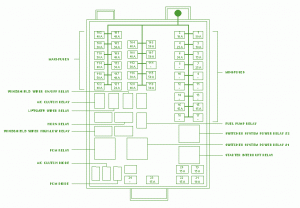 1999 Ford windstar 3.8 Fuse Box Diagram