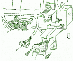 1999 Pontiac Grand Prix 3.8 Ground Location Fuse Box Diagram