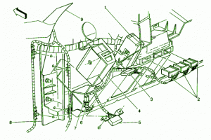 2000 GMC Siera Cab Pict Truck Fuse Box Diagram