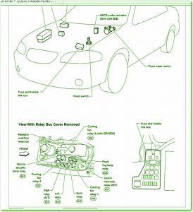 2000 Nissan Sentra Harness Side Fuse Box Diagram