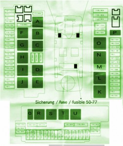 2001 Mercedes-Benz S500 Fuse Box Diagram