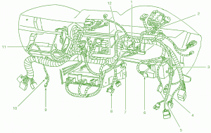 2002 Ford Mustang GT Under The Dash Fuse Box Diagram