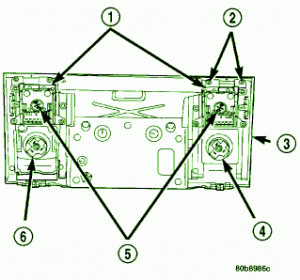 2002 Jeep Grand Cherokee 4.7 HO Lower Bezel Fuse Box Diagram