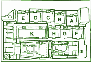 2002 Mercedes-Benz M-Class Fuse Box Diagram