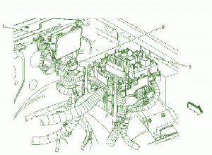 2003 Chevrolet Cavalier Front Engine Fuse Box Diagram