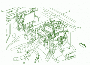 2003 Chevrolet Silverado 5.3 P1125 Engine Fuse Box Diagram