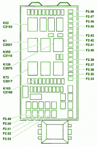 2004 Ford F-550 Superduty Fuse Box Diagram