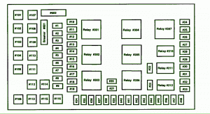 2004 Ford F350  Fuse Box Diagram