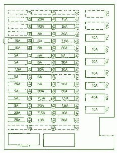 2005 BMW 645 CI Fuse Box Diagram