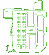 2005 Ford Escape Hybrid Engine Fuse Box Diagram