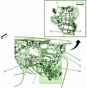 2008 Chevrolet Uplander Main Engine Fuse Box Diagram