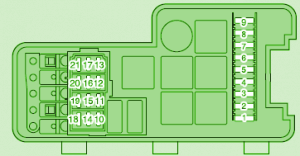 2008 Volvo G720B Engine Fuse Box Diagram