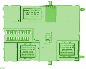 2009 Ford Transit Fifth BCM Fuse Box Diagram