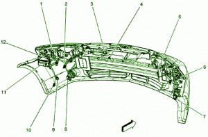 2009 Pontiac G6 Under the Hood Fuse Box Diagram