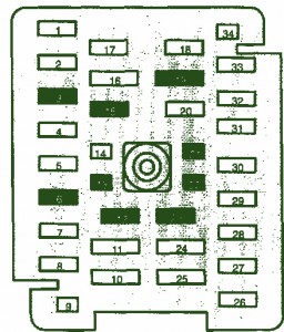 Ford F250 Superduty IP Junction Box Diagram
