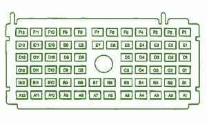 1993 Pontiac Bonneville Fuse Box Diagram