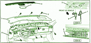 1994 Cadillac Deville Instrument Cluster Fuse Box Diagram