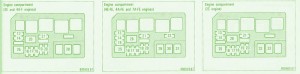 1996 Toyota Corolla Engine Compartment Fuse Box Diagram