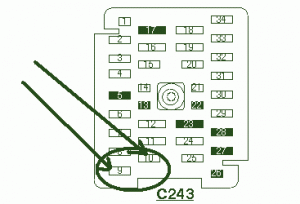 1997 Ford 4.6L V8 Fuse Box Diagram