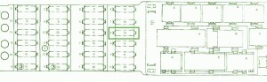 1997 Mercedes-Benz E300 Front Fuse Box Diagram