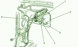 1999 Cadillac Escalade 4 Dr STD 4WD Wagon Fuse Box Diagram