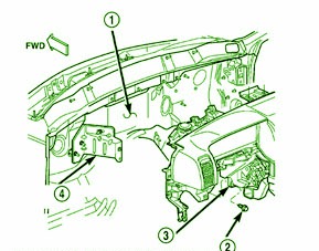 2000 Jeep Grand Cherokee Intermediate Bracket Fuse Box Diagram