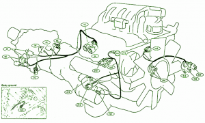 2001 Nissan XE Engine Fuse Box Diagram