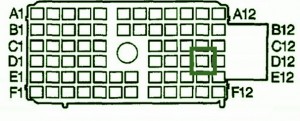 2002 GMC Truck Sierra 2500 2WD 6.0L Fuse Box DIagram