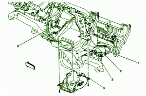 2003 GMC Envoy S.L.T Instrument Center Fuse Box Diagram