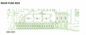 2004.Range Rover 4000 V.8 Fuse Box Diagram