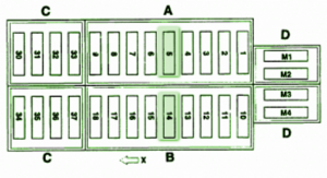 2006 Mercedes-Benz M-Class Fuse Box Diagram