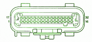 2008 Chevrolet blazer Connector Fuse Box Diagram