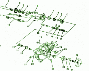 1989 Chey 2500 4×4 Fuse Box Diagram