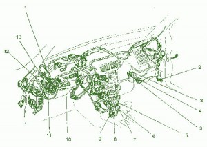 1997 Ford Escort Under Hood Fuse Box Diagram