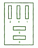 2005 Ford Explorer V8 AC CLutch Fuse Box Diagram