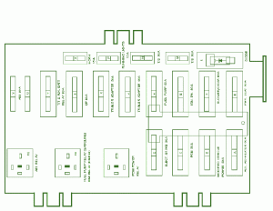 2008 Ford GT40 Main Fuse Box Diagram