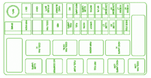 2012 Chevrolet Cruze Main Fuse Box Diagram