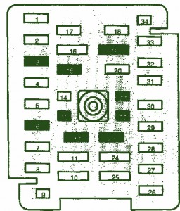 2014 Ford Super Duty Pickup F-250 Platinum Superduty Fuse Box Diagram